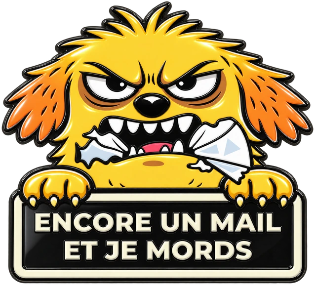 Pin Encore un Mail et je Mords